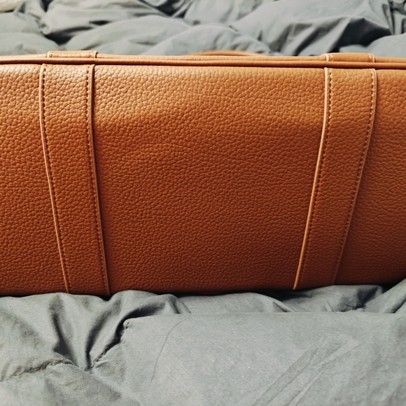 Leather Top Handle Tote - Picture 8 of 8